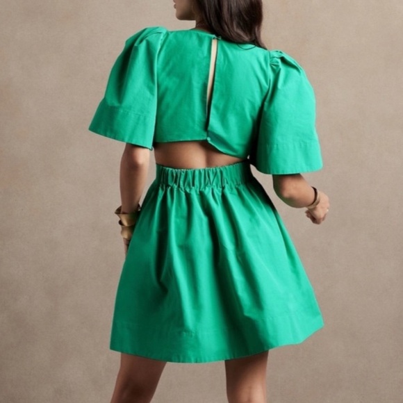 Banana Republic Black Open Back Women's Dress - Picture 5 of 5